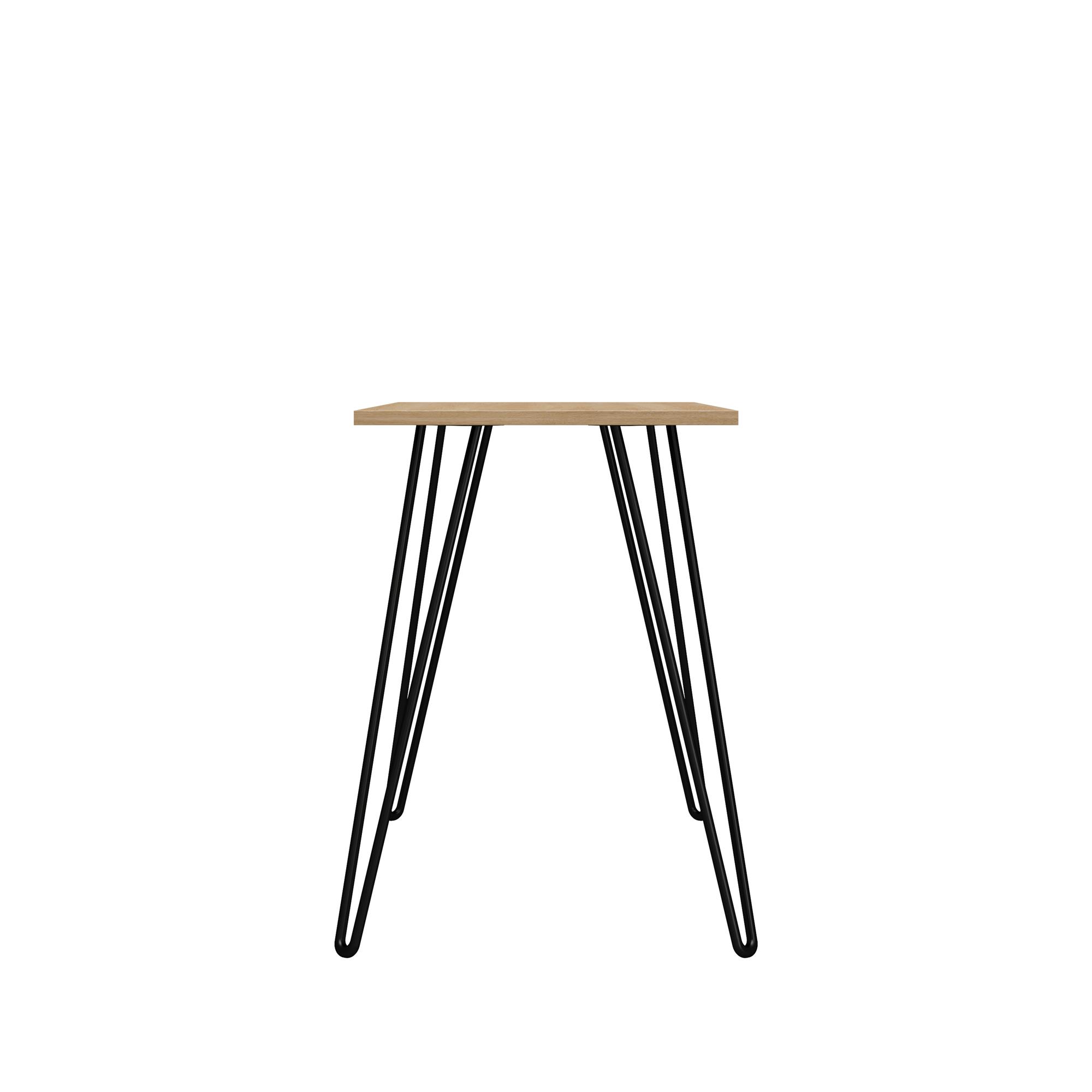 Owen Writing Desk - Walnut & Black Industrial Style